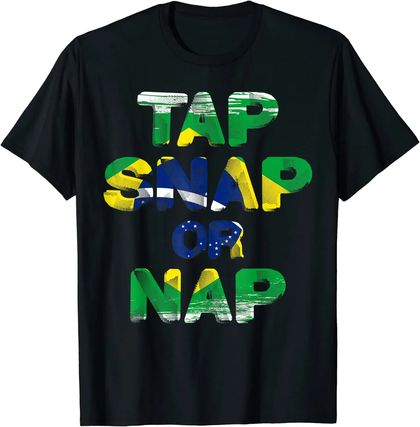 Кран с флагом Бразилии Snap или Nap. Футболка BJJ для бразильского джиу-джитсу. Новая