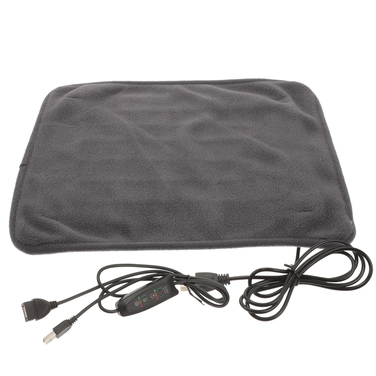 

USB Warming Pet Mad Heated Pet Bed Mat Adjustable Heated Blanket for Cold Weather
