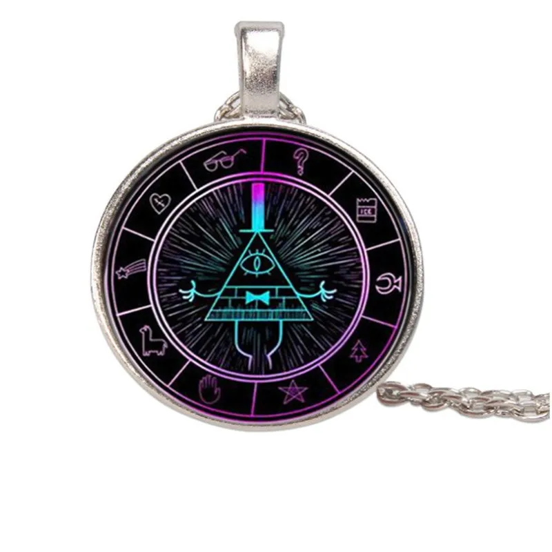 Zodiac Triangle Devil Gravity Bill Fall Providence Eye Pendant Necklace Gift Jewelry Wholesale