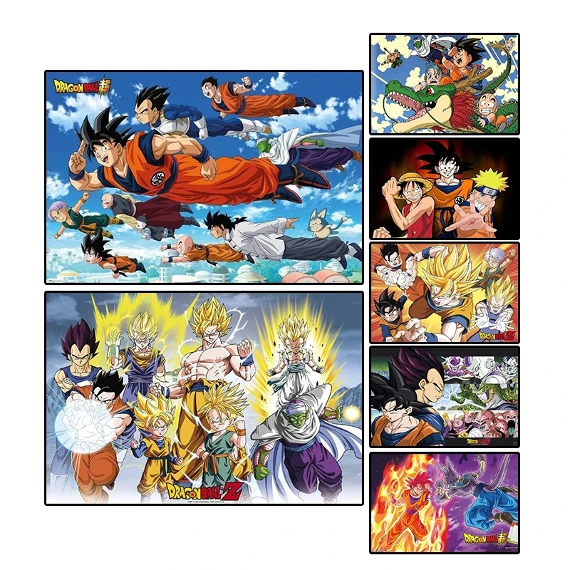 

Canvas Painting Classic Cartoon Dragon Ball Goku Vegeta Posters and Prints Print Mural Wall Picture Kids Bedroom Home Decoration