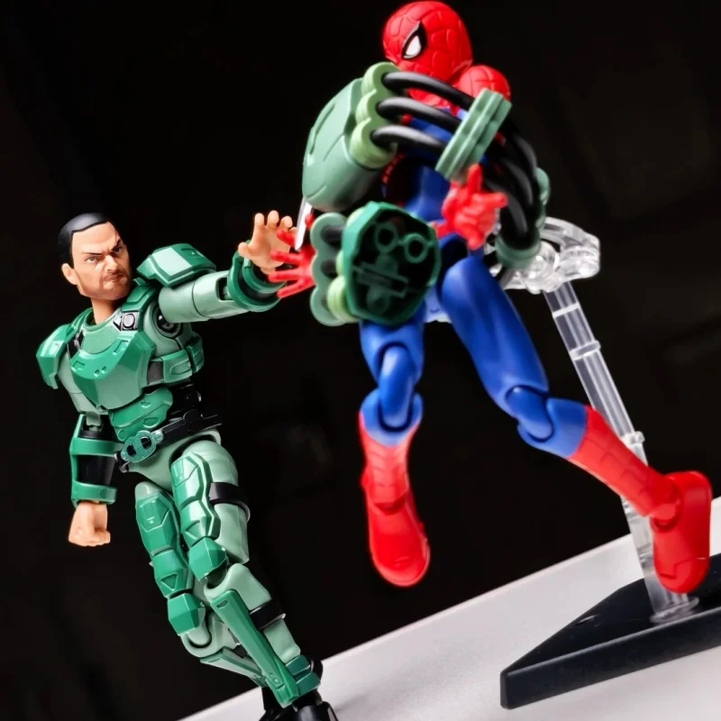 Фото Blokees Marvel Spider-Man: Beyond Edition, Том 1, Коллекционная подвижная фигурка-конструктор Snap Fit, Официальный подарок №5