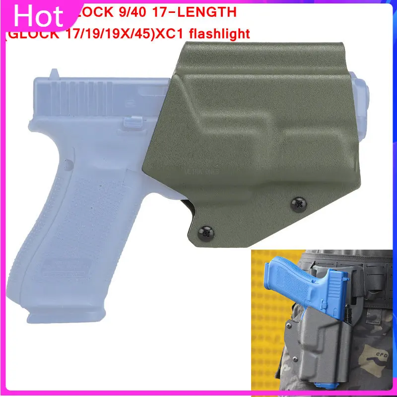 

Tactical Gun Holster for GLOCK 9 40 17 19 19X 45 Airsoft Shooting Pistol Quick Release Belt Holsters Paintball Accessories