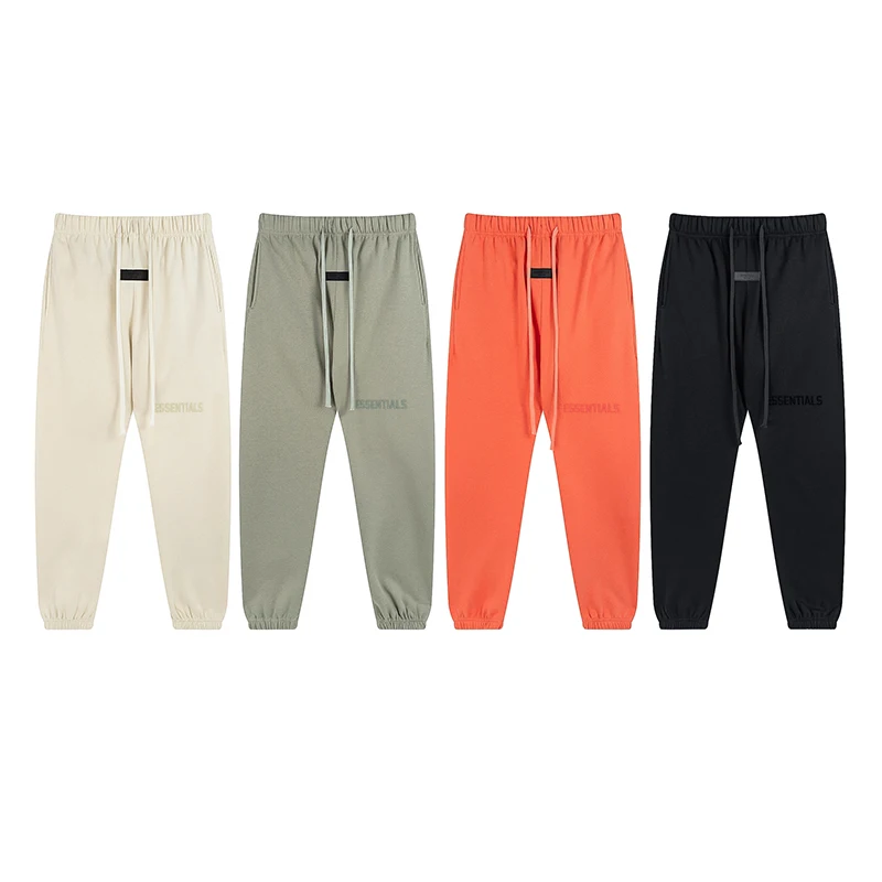 

2023 New Fashion Brand Essentials Sweatpants Letter Logo Hip Hop Sweatpants Unisex High Street Sweatpants Trousers