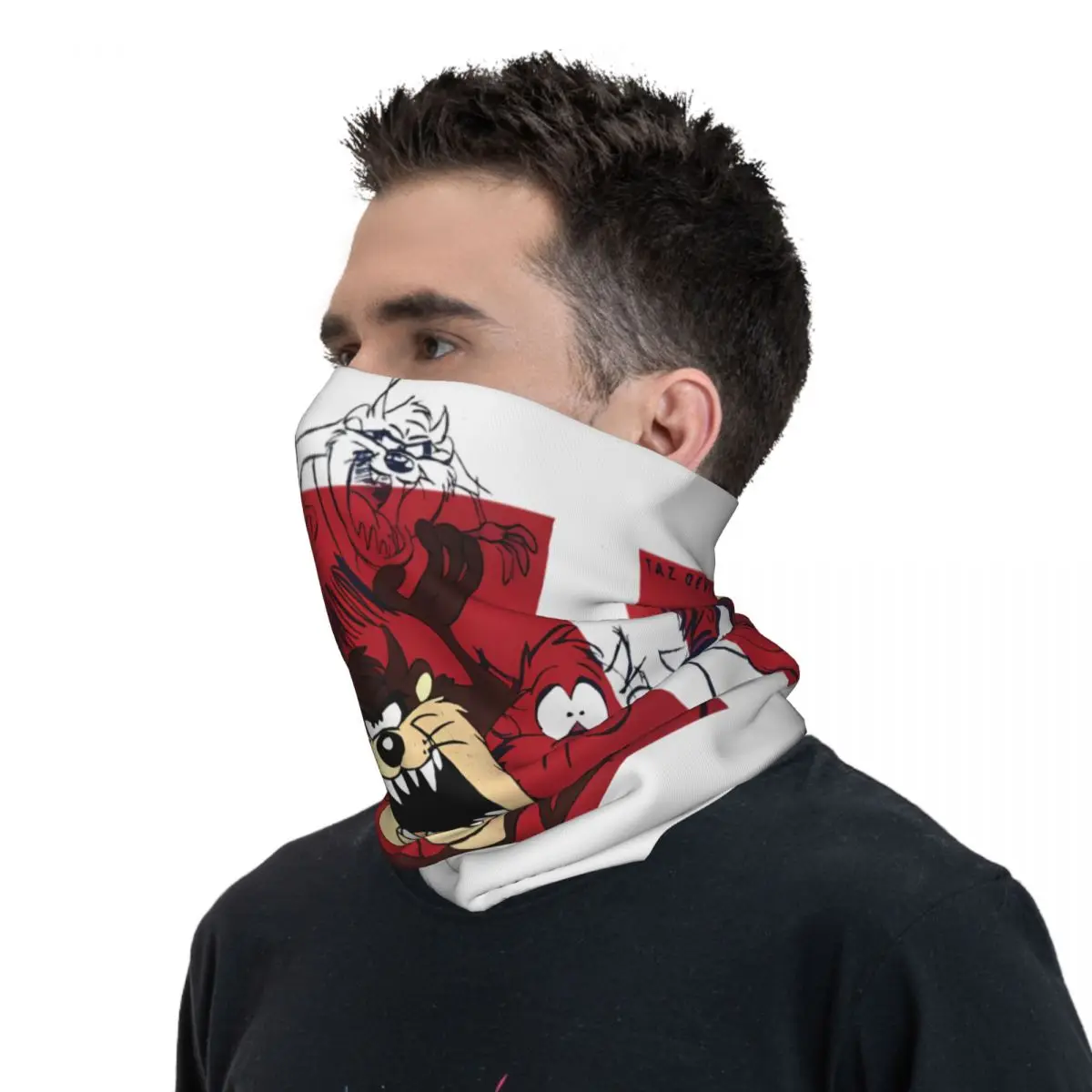 Tazmanian Taz Devil Warner Bros Looney маска для лица шарф походная Балаклава носовой платок