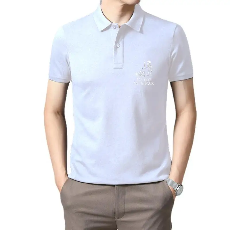 

Golf wear men Mens Skeleton I Ve Got Your Back polo t shirt for men