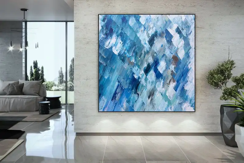 

Large Abstract Painting,Modern abstract painting,painting colorful,abstract canvas art,colorful abstract,textured wall decor