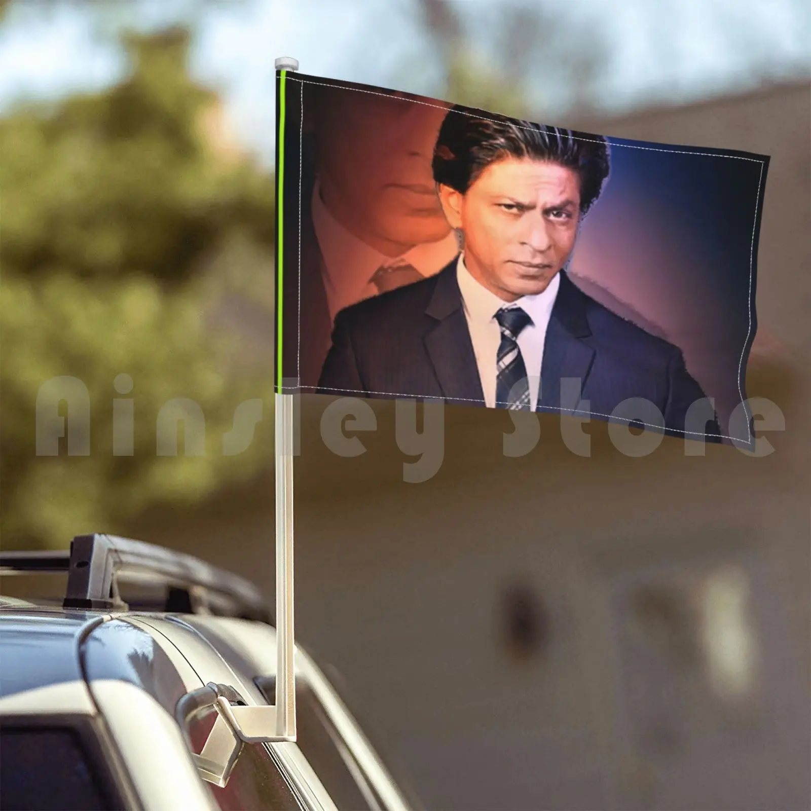 Shahrukh Khan Outdoor Decor Flag Car Shahrukhkhan Bollywood Srk Deepikapadukone Aliabhatt Katrinakaif