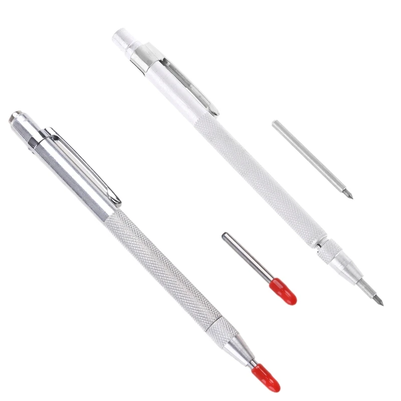 

Portable Tungsten Carbide Scriber with Magnet Aluminum Etching Engraving Pen with Clip Used for Glass/Ceramics/Steel