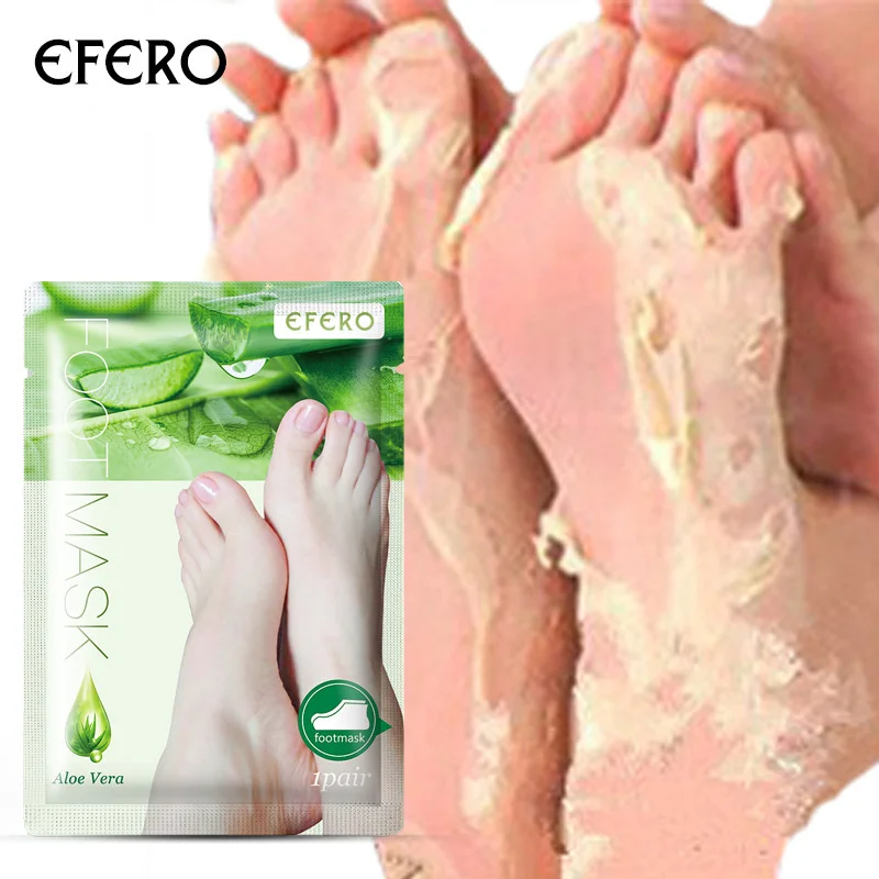 

Aloe Vera Foot Peeling Mask Exfoliating Anti Crack Moisturizing Nourish Pedicure Socks Scrub For Repair Dead Skin Remove Care