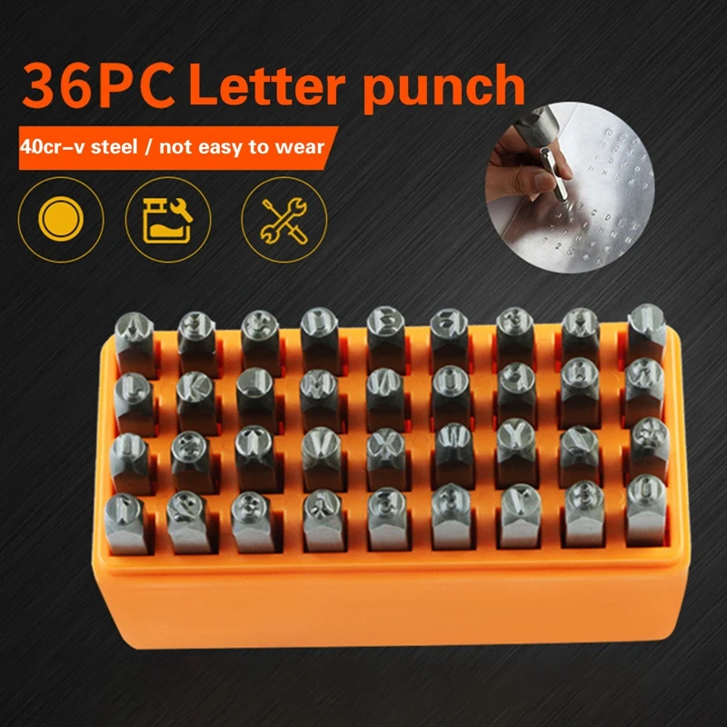 

36 шт. штамп на металле, кожаный штамп, штамп, штамп для самостоятельного изготовления ювелирных изделий, штамп ручной штамп для кожи, набор д...