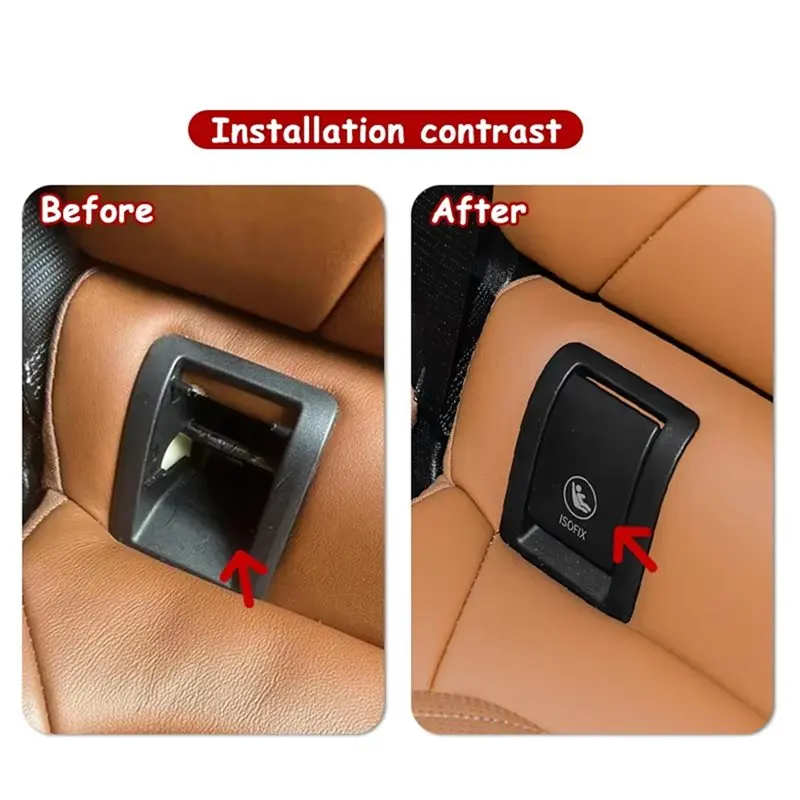 Фото AB16-Крышка крепления заднего детского сиденья Isofix для BMW X7 G07, крышка анкерного крепления ремня безопасности №5