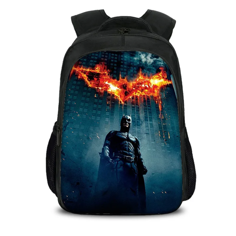 

The Bat Superhero Backpack School Notebook Travel Bag Gifts for Kids Friends