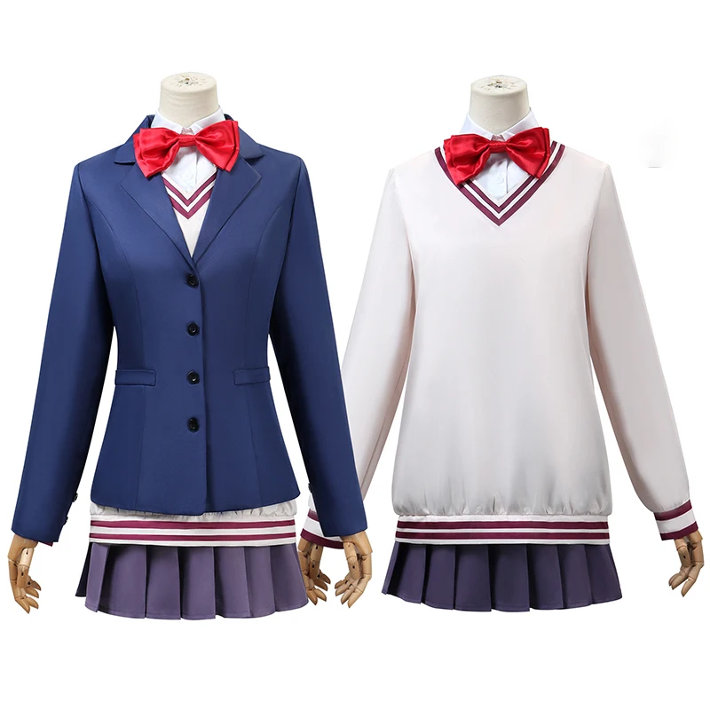 Фото Аниме Dandadan Косплей Костюм Aira Shiratori JK Sailor Юбки Наряд Костюм Momo Ayase Ken Takakura Куртки Брюки Парик Школьные комплекты №4