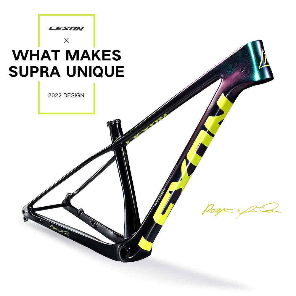Карбоновая рама для горного велосипеда LEXON SUPRA 29er 2022*12 мм 15/17/19 дюймов 148 дюйма |
