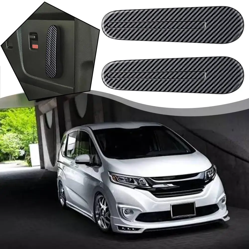 Ручка дверная из углеродного волокна с узором переключатель блестками подходит