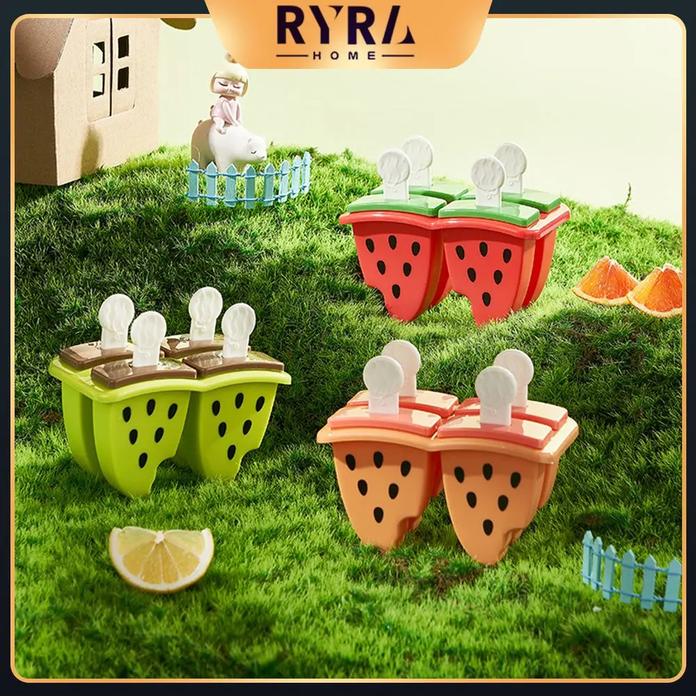 

Hole Food Grade Silicone Ice Cream Mold Ice Pop Cube Popsicle Mold With Sticks Dessert DIY Magnum Cake Mold Ice Cream Maker