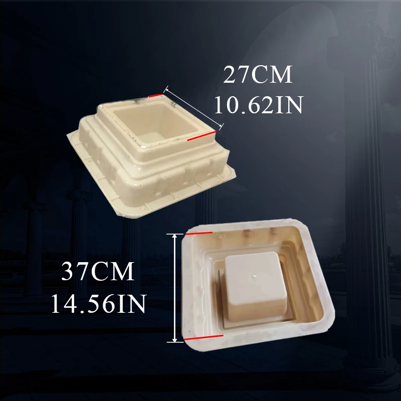 Пластиковый сборный железобетонный цветочный горшок формы для кашпо на продажу