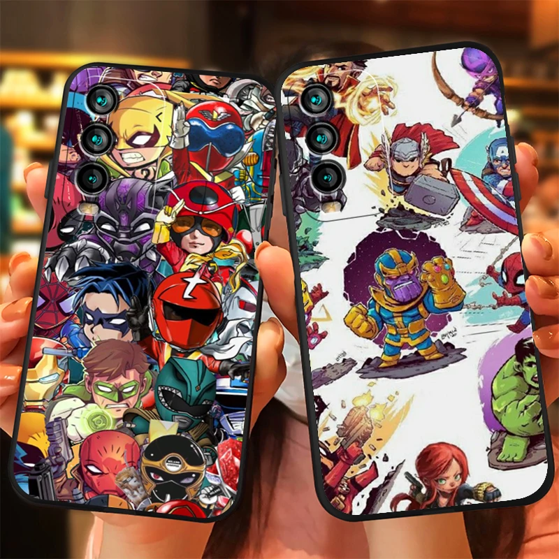 

Marvel Comics Logo Phone Cases For Xiaomi Redmi Note 10 10S 10 Pro POCO F3 GT X3 GT M3 Pro X3 NFC Funda Soft TPU Back Cover
