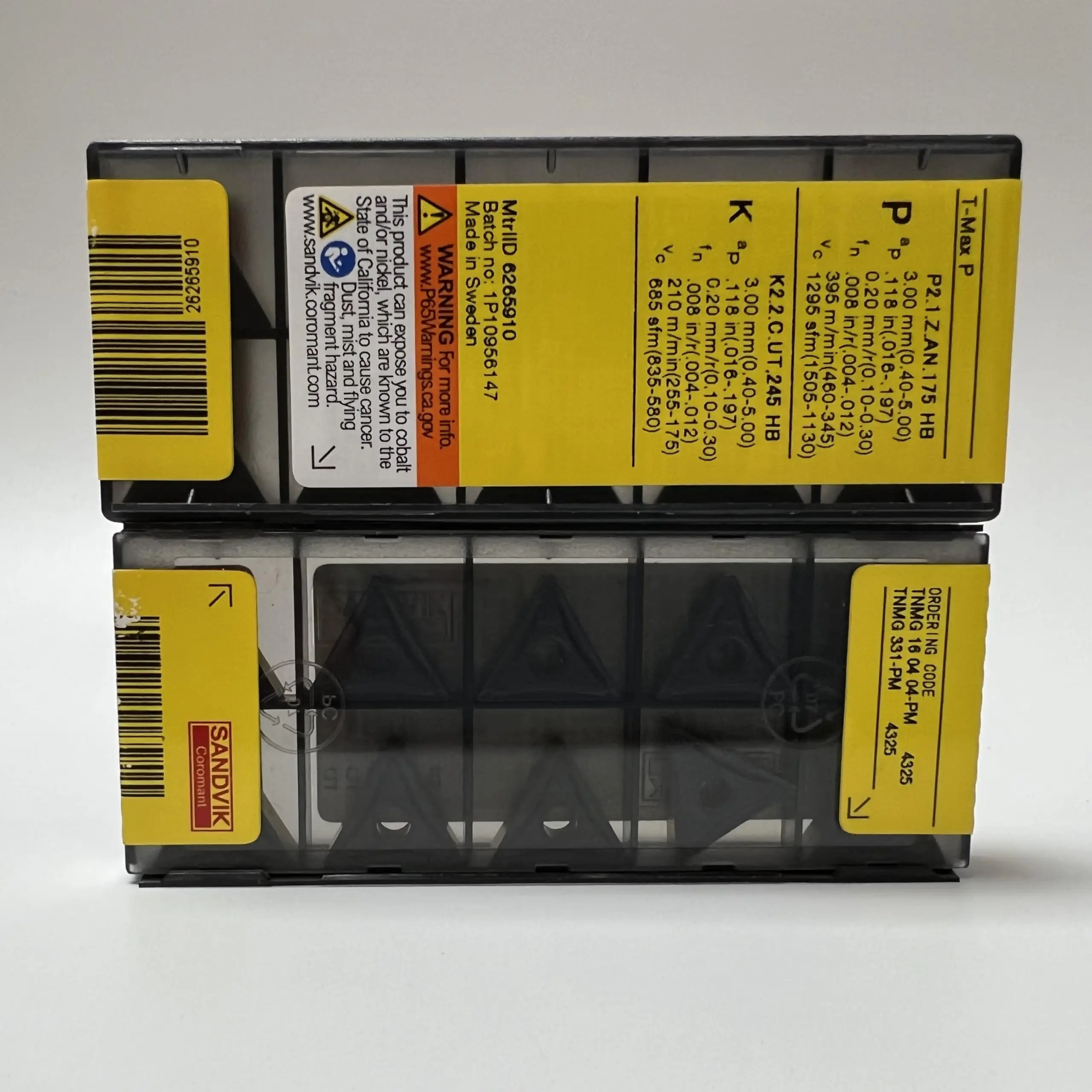 Оригинальное лезвие TNMG 160404 -PM 4325 / 160408 Ostrze z węglików spiekanych CNC 10 sztuk