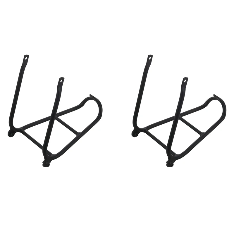 

2X Aluminium Q Type Rear Rack For Brompton Bicycle 148G-Black