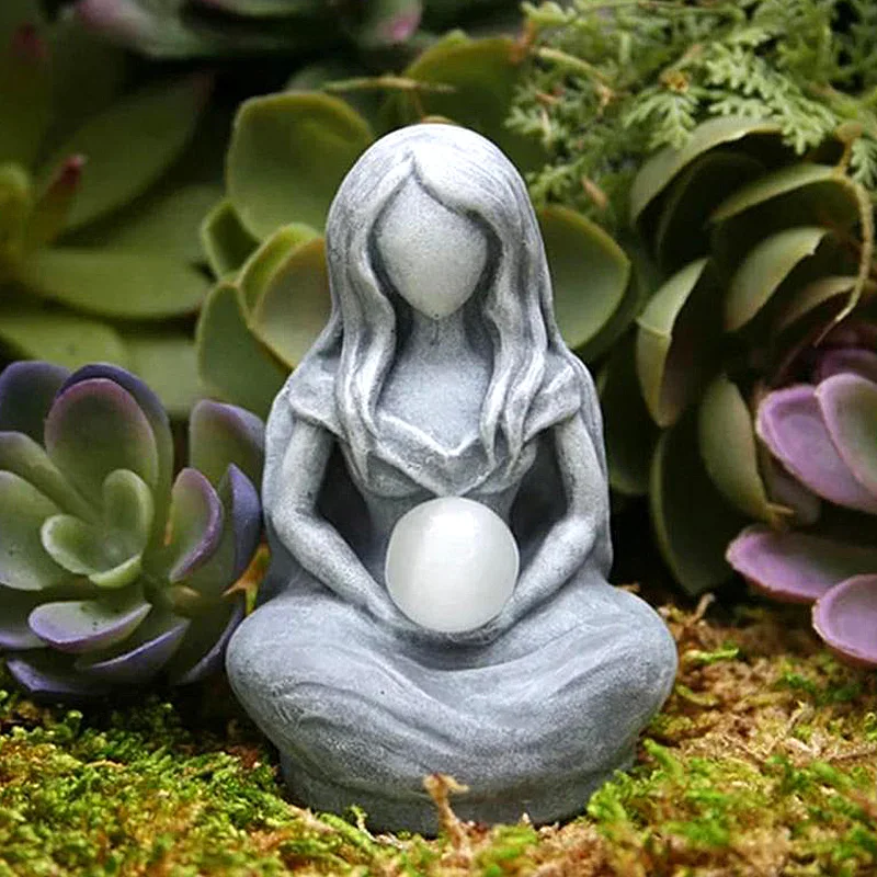 

1 шт., статуя богини луны, греческая мифология, персонаж, полимерная скульптура, креативное украшение для кафе, домашнего интерьера, декорати...