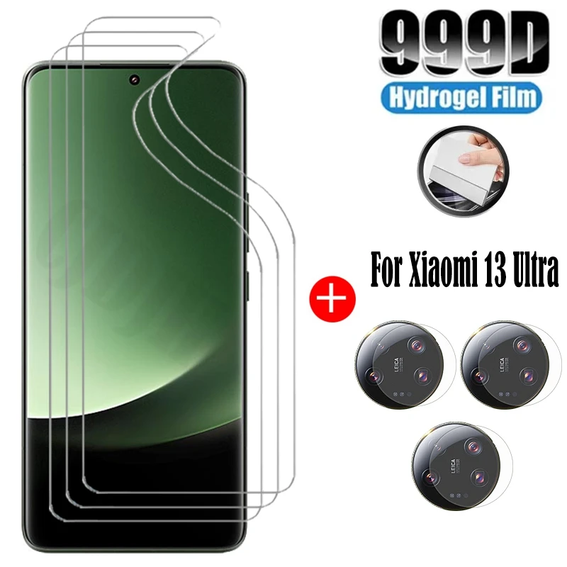 Safety Hydrogel Film For Xiaomi 13 Ultra Screen Protector Film For Xiaomi 13 Pro Camera Film For Xiaomi 13 Lite Not Glass