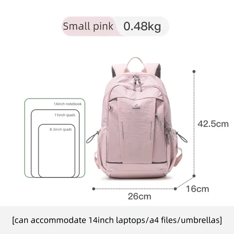 Fouvor Базовый многоцелевой рюкзак с несколькими карманами, дорожный повседневный рюкзак, рюкзак для ноутбука, водонепроницаемая легкая уличная сумка 3073-01