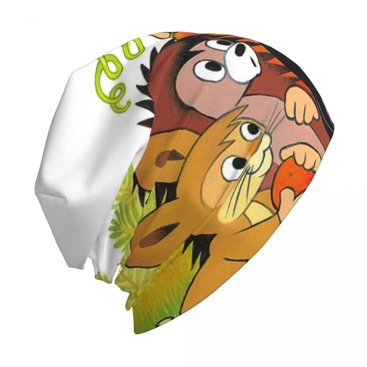 Krtek Zdenik шапочка головной убор вязаная шапка Готическая уличная мультяшная