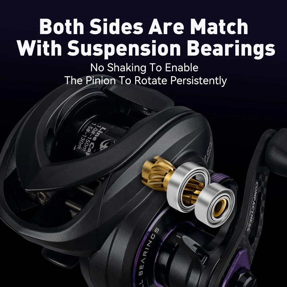 Рыболовная катушка KINGDOM Micro Pro для заброса приманки передаточное соотношение 7 6: 1