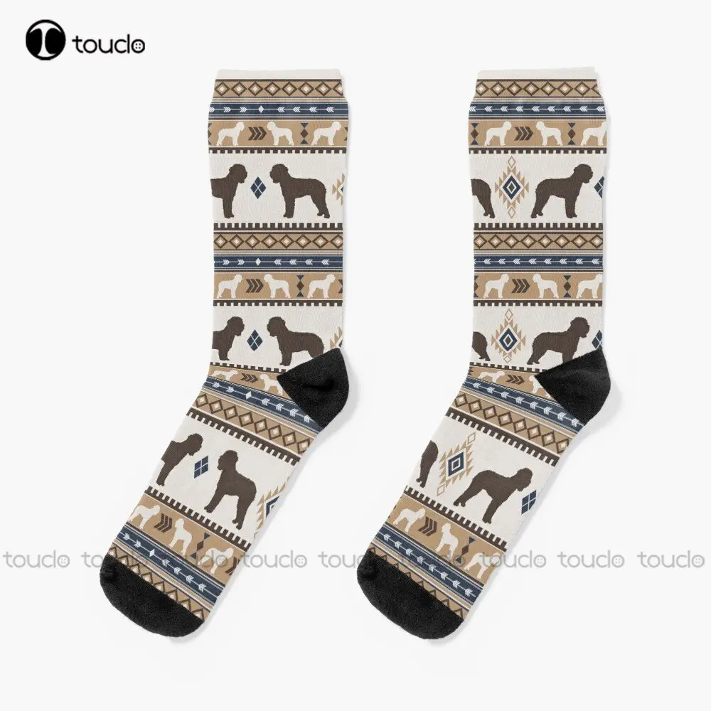 

Boho Dogs | Lagotto Romagnolo Tan Socks Socks For Womens 360° Digital Print Personalized Custom Unisex Adult Teen Youth Socks