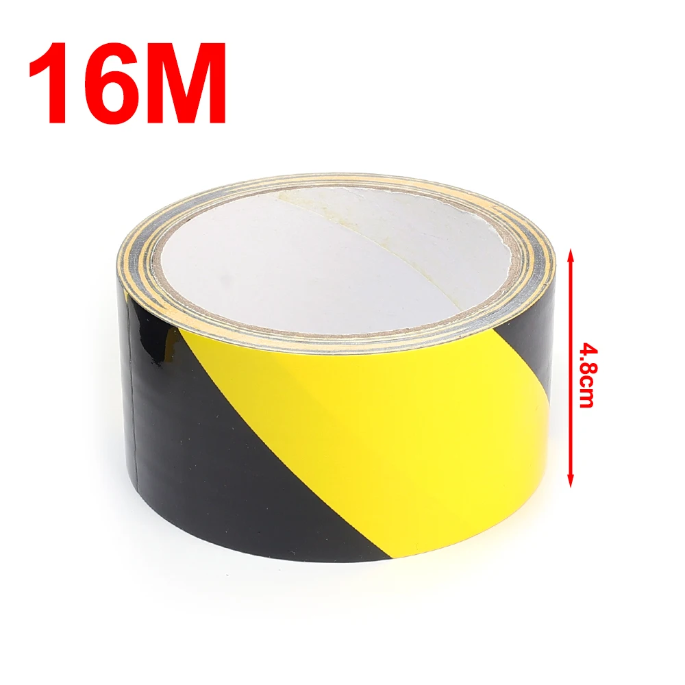 

16M/33M High Reflective Car Stickers Large Trucks Lorries Safety Warning Sticker PET Yellow Black Danger Marking Tape Auto Parts