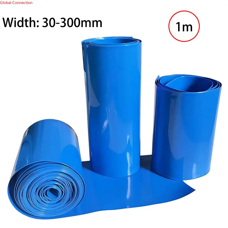 

ПВХ термоусадочная пленка синяя для аккумуляторов 18650/21700/32650