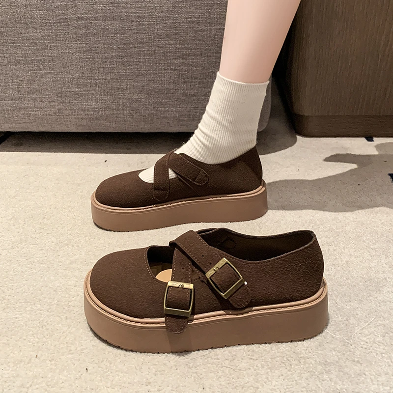 Женская обувь 2024 лоферы на меху сабо без шнуровки Modis мягкие осенние мокасины