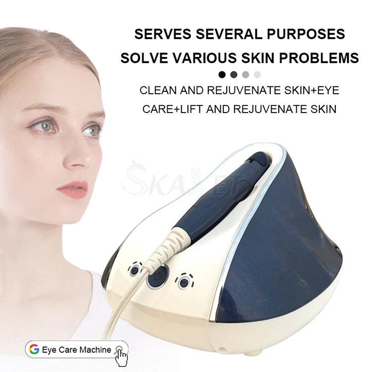 

EMS Facial Eyes Massager RF Anti Aging Eye Wrinkles Black Eye Circles Beauty Device