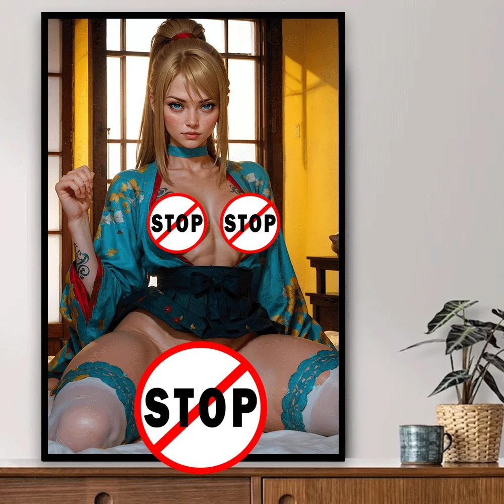 

AI живопись на холсте NSFW для взрослых