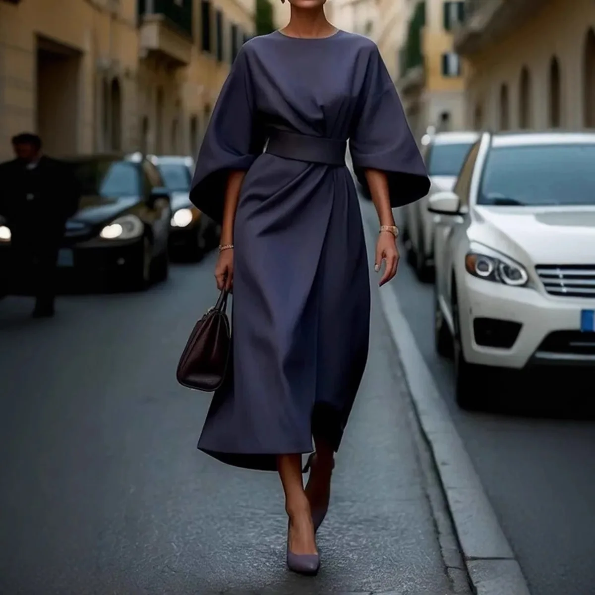 Женское платье из полиэстера