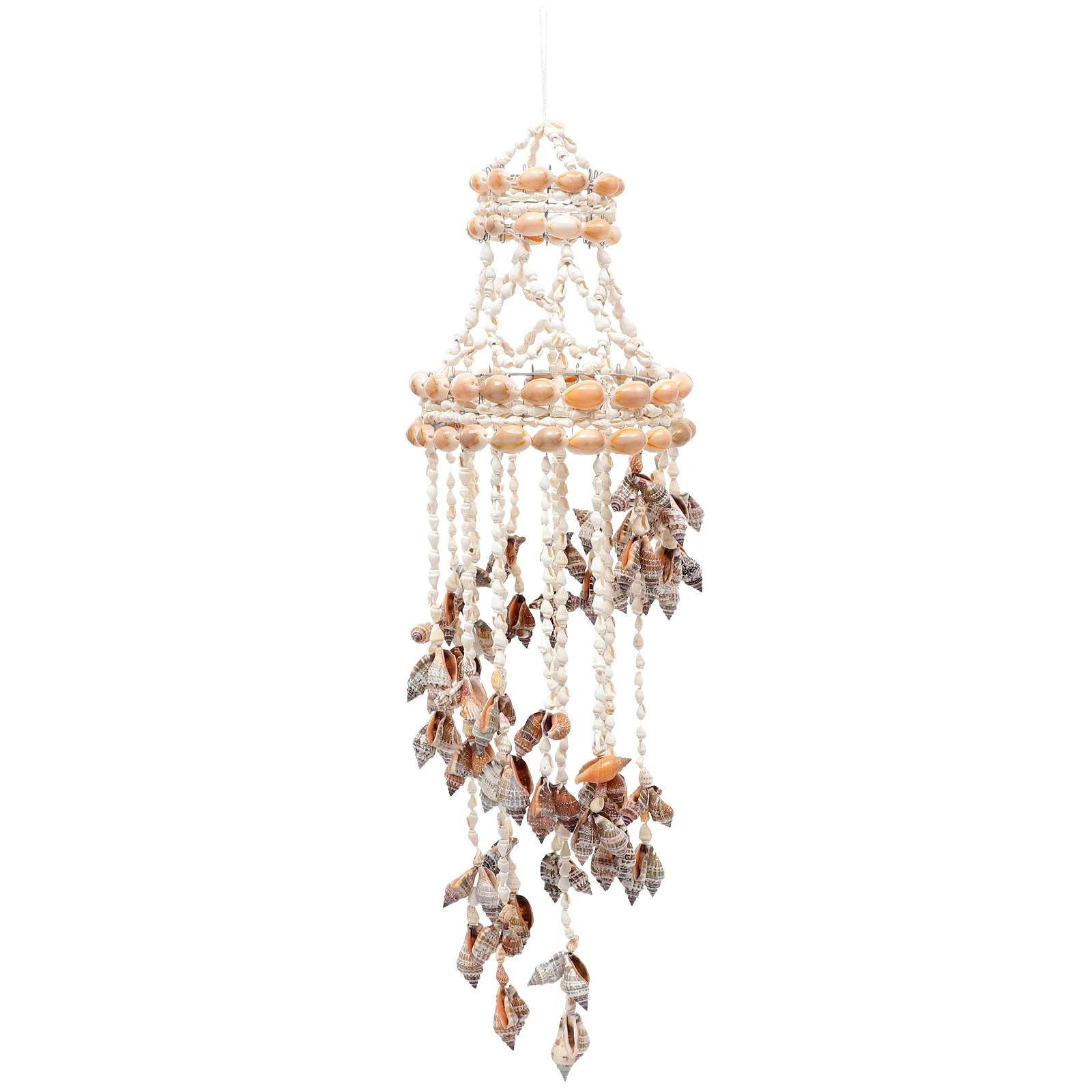 

Shell Wind Chime Hanging Ornament Natural Conch Shell Wind Chime Pendants Wall Hanging Pendant Random Seashell Decoration