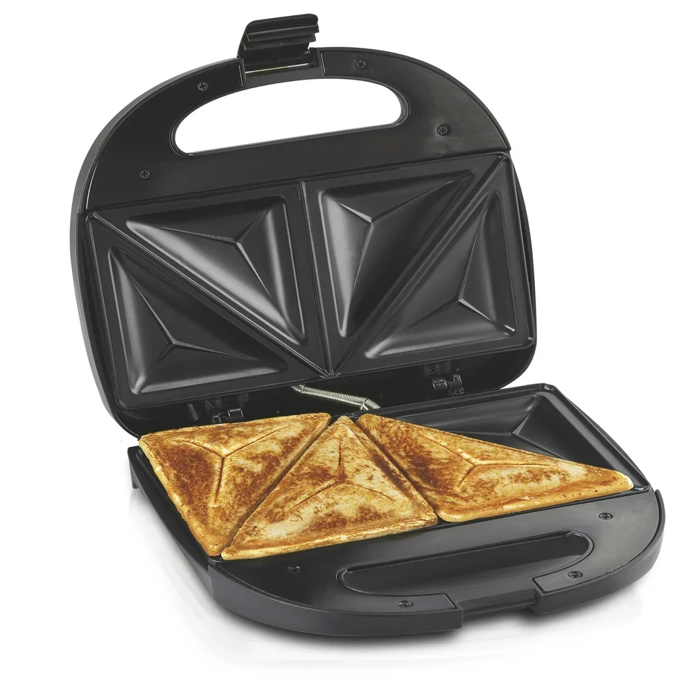 

Sandwich Maker, Nonstick, Silver and , 25430