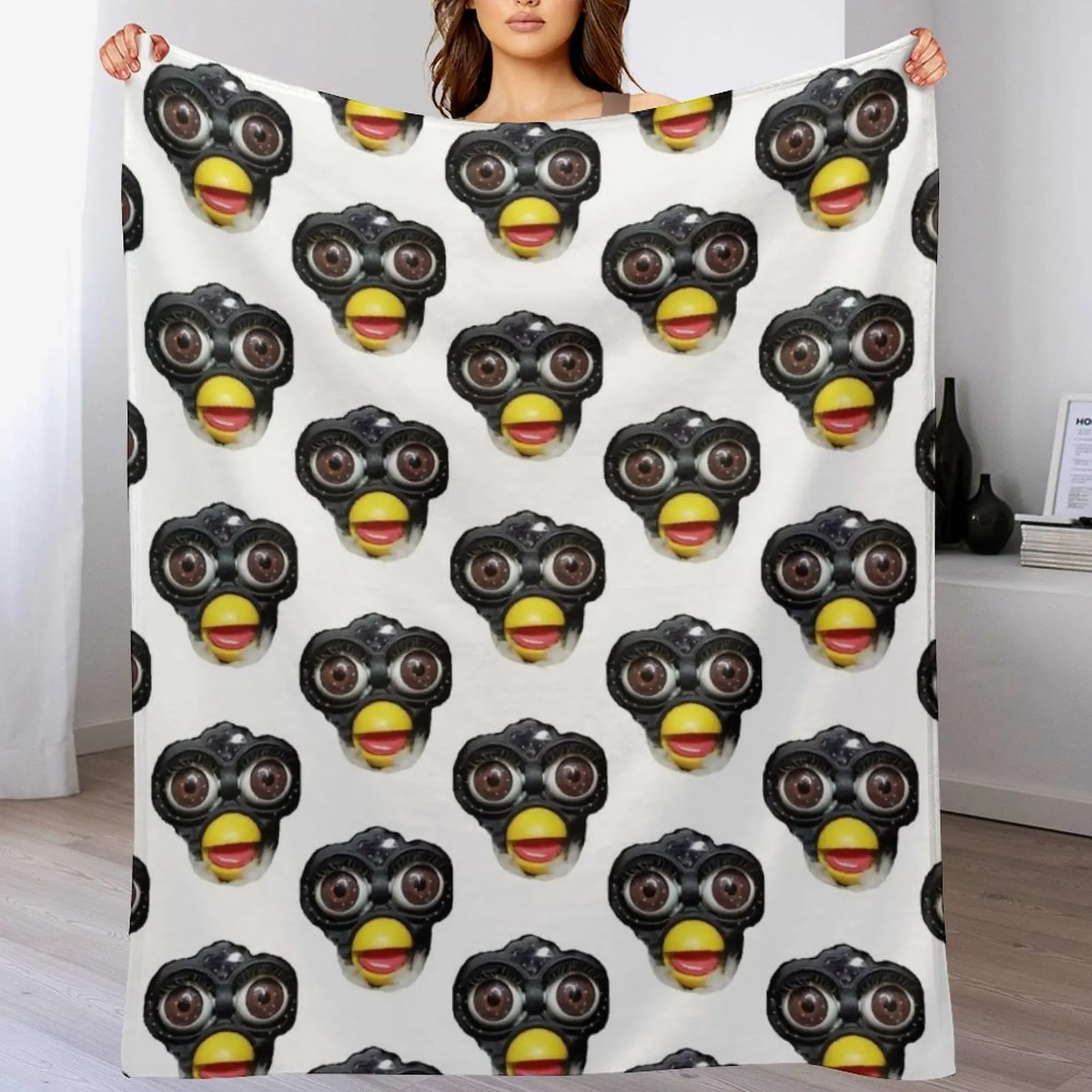 Одеяло Furby face Дизайнерские одеяла манга