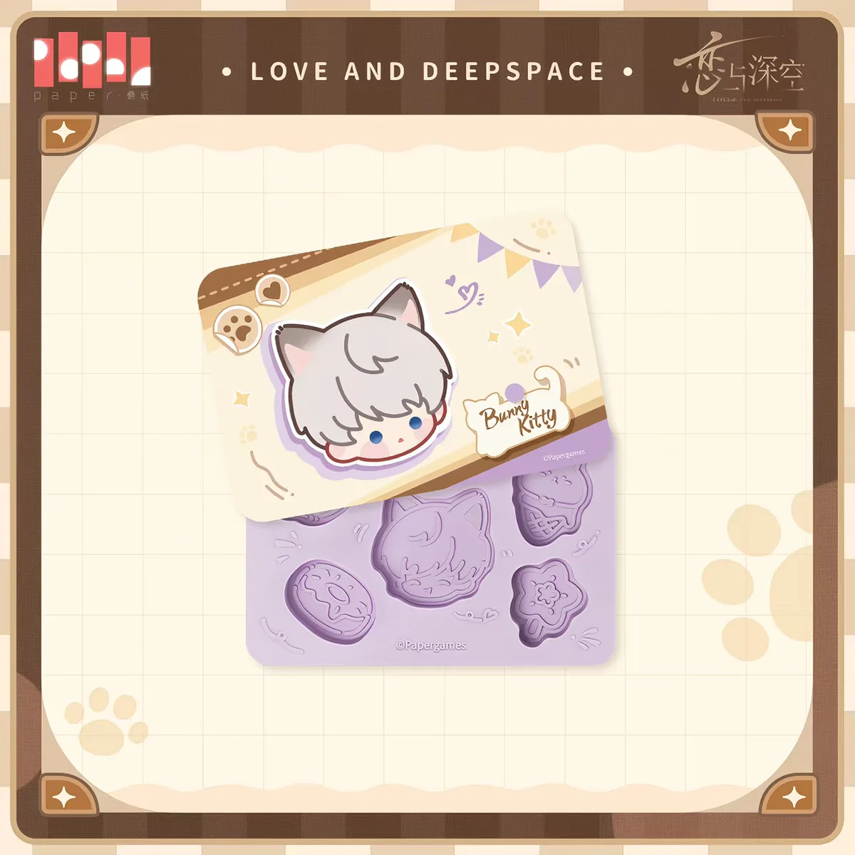 Фото Силиконовая форма для льда Love and Deepspace: Серия «Ваш кот скучает по вам» — Милая форма кошки, пищевой силикон, гибкая форма для виски, кофе, DIY №4
