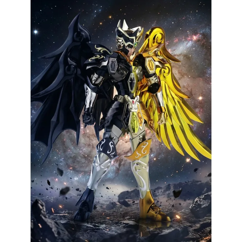 Фото В НАЛИЧИИ: Фигурка Saint Seiya GT Myth Cloth EX Soul of Gold God Cloth Gemini Saga Yin Yang Ver. Коллекционная игрушка, подарок. №3