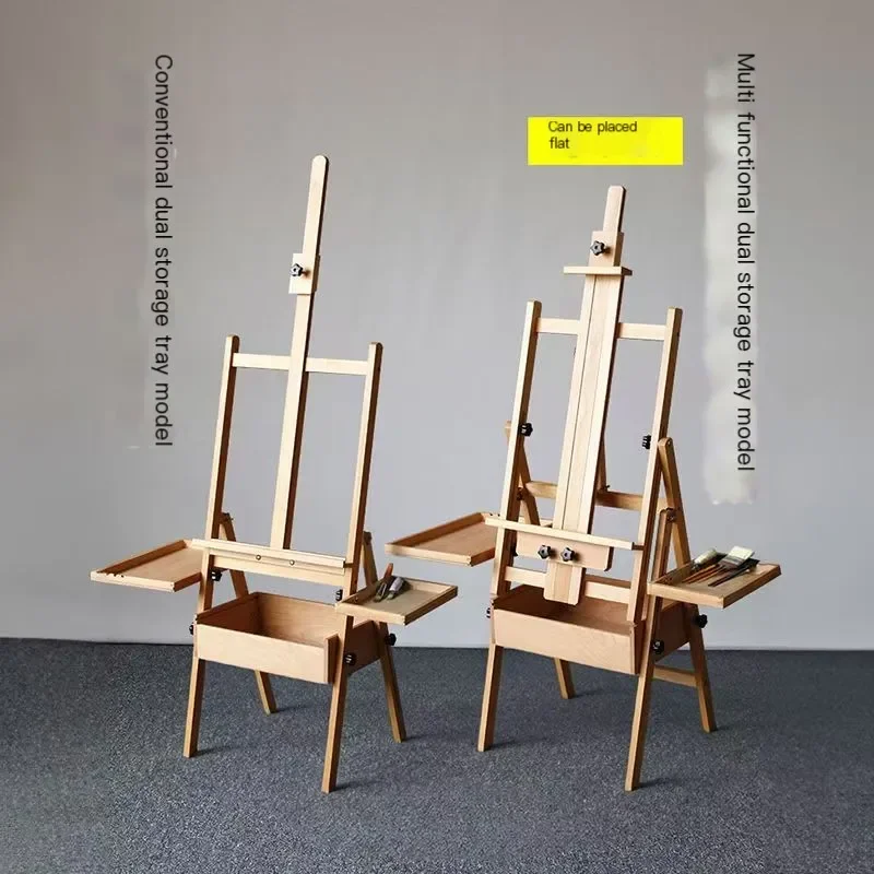 Мольберт Доска для рисования Художественный студенческий стиль ящика Подставка