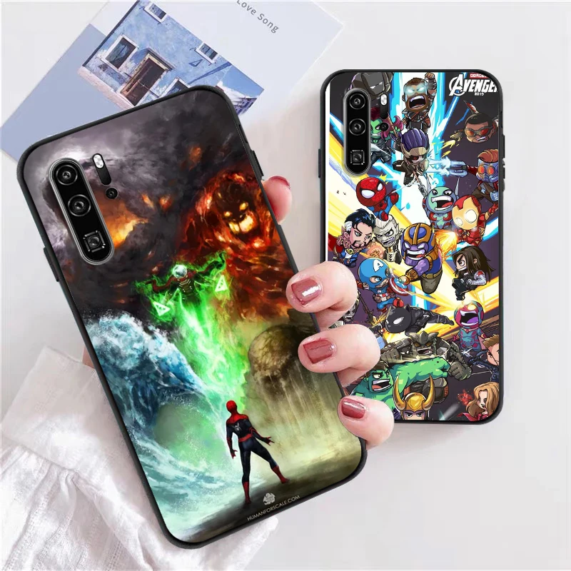 

Marvel Comics Logo Phone Cases For Huawei Honor P30 P40 Pro P30 Pro Honor 8X V9 10i 10X Lite 9A Carcasa Soft TPU Back Cover