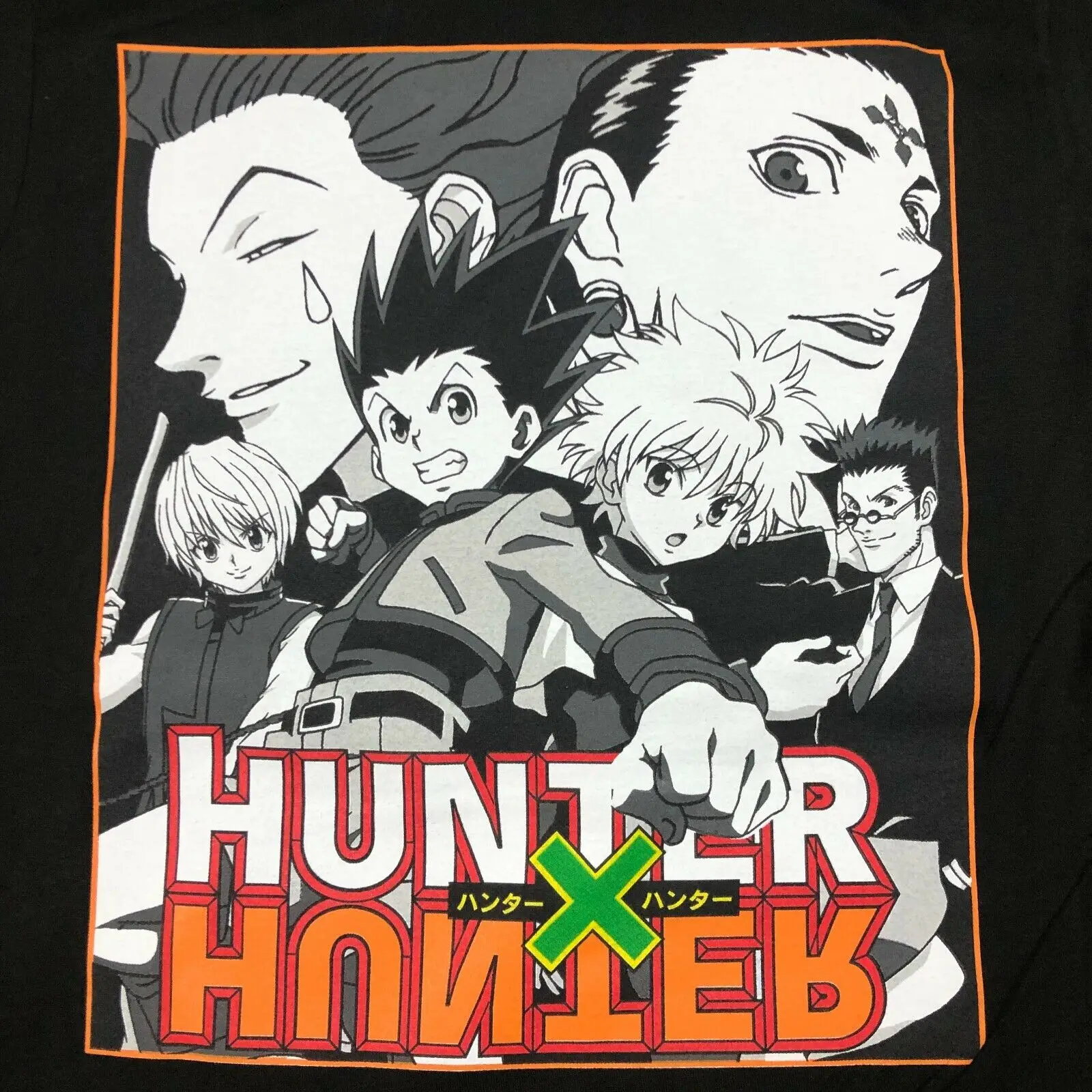 Новинка Охотник X Hunter Мужская Черная Рубашка Sz M Аниме Манга японский Гон фриксс
