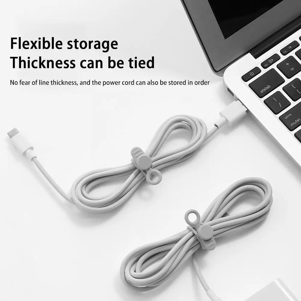 

Cable Organizer Wire Winder 15*1.2cm Usb Cable Management Clip For Earphone Holder Mouse Protector Bundle Ties T-type Cable L3v7