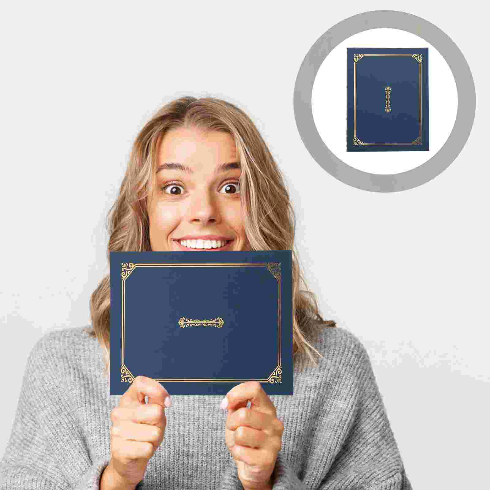 

Рамка держателя для диплома, Обложка для сертификата Honor, папки для файлов для работников, бумажные карманы