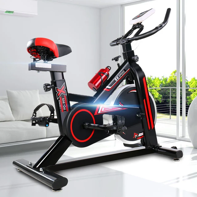 Aerobic Exercise Indoor Cycling Bike LED Spinning Bikes Static Bicycle Household Fitness Equipment 5