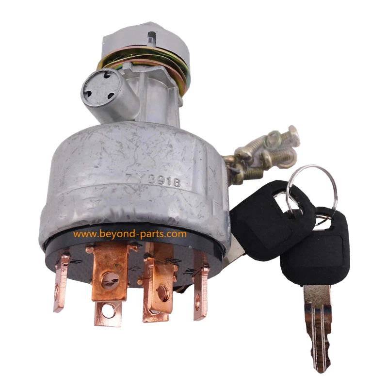 Выключатель зажигания двигателя экскаватора 320B 6 линий 7Y3918 7Y-3918