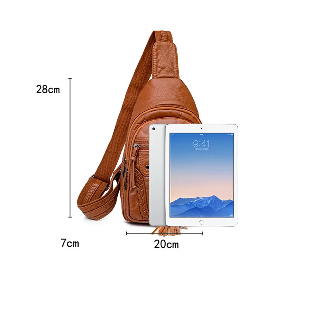 Bags for Women 2023 New Luxury Handbags Women Chest Pack Sling Crossbody Bags Waterproof Female Chest Bag Retro Messenger Pack