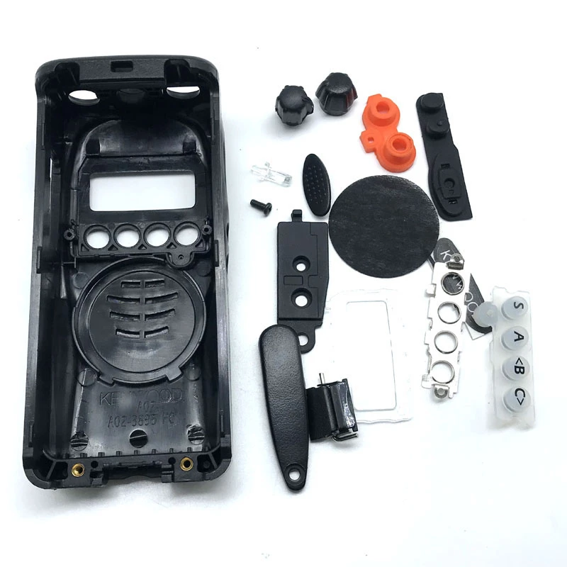 New Front Panel Cover Case Housing Shell with Volume Channel Knobs for Kenwood Radio TK3217 TK3212 TK2212 TK2217 TK-3217 TK-2217
